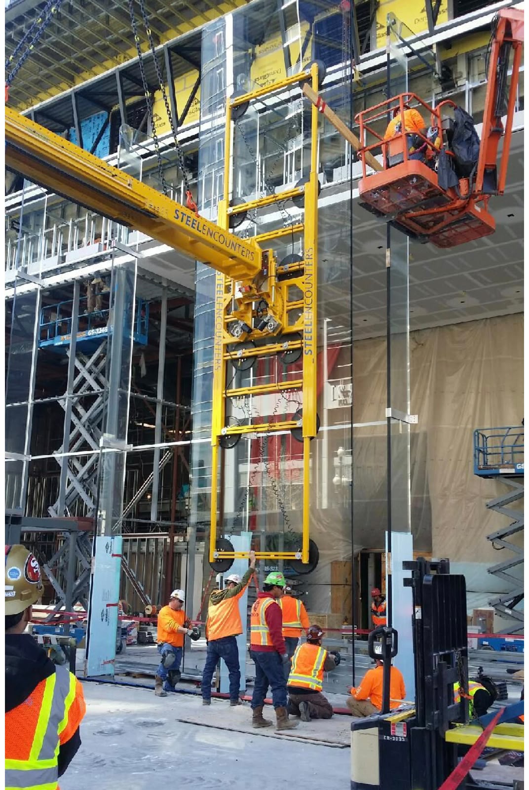 Glass Facade Installation
