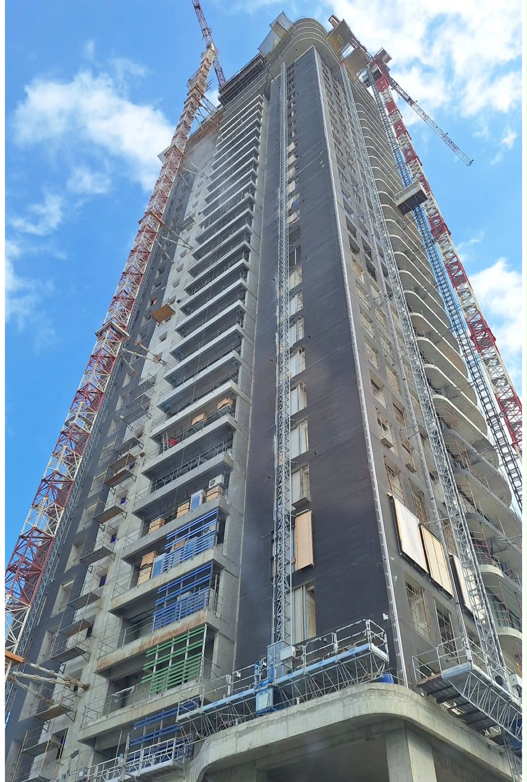 High-rise construction project